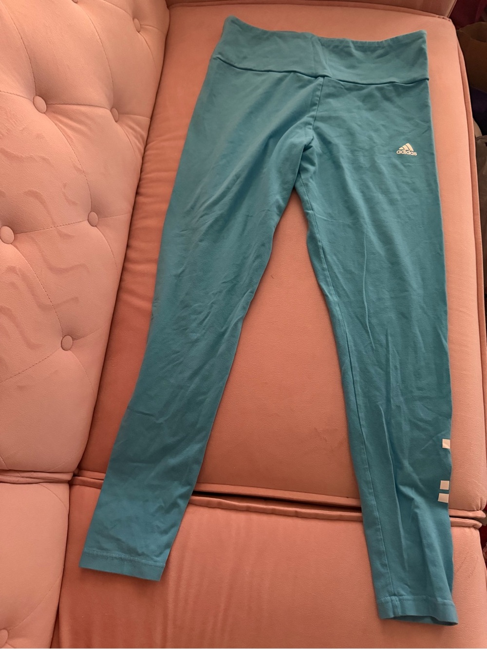 Adidas Teal Athletic Leggings